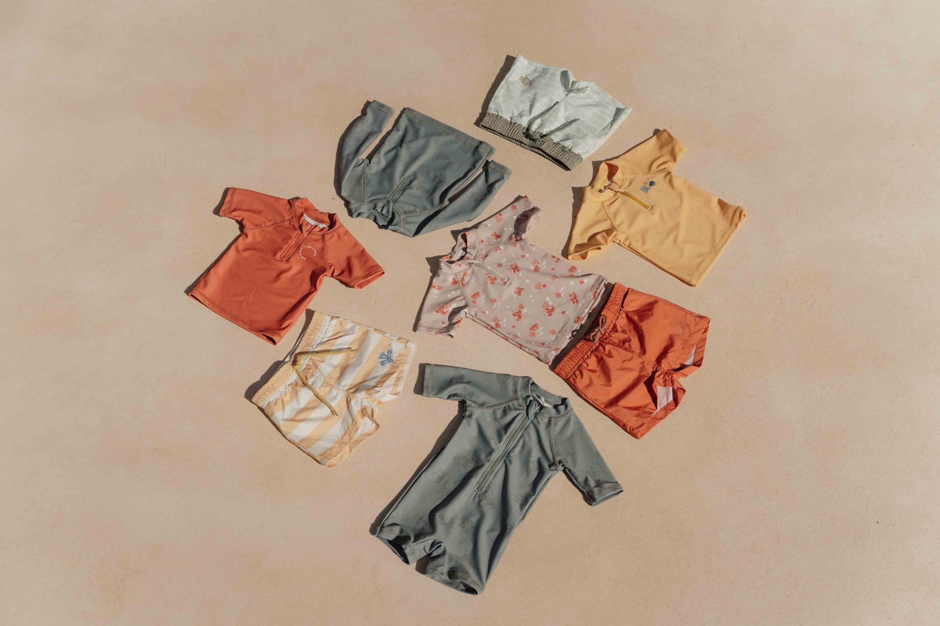 T-shirt de bain Little Dutch rouge