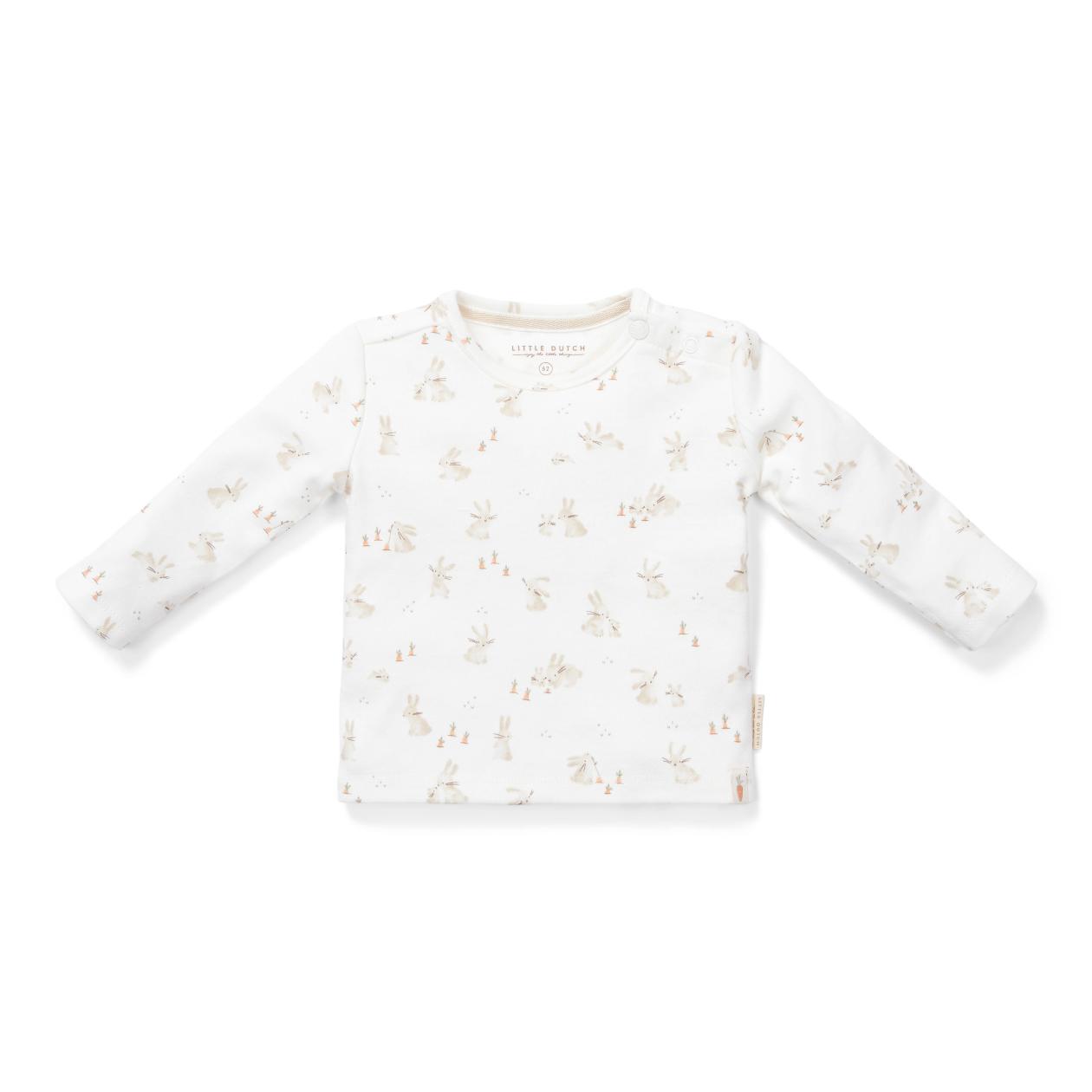 T-shirt Little Dutch lange mouwen baby bunny