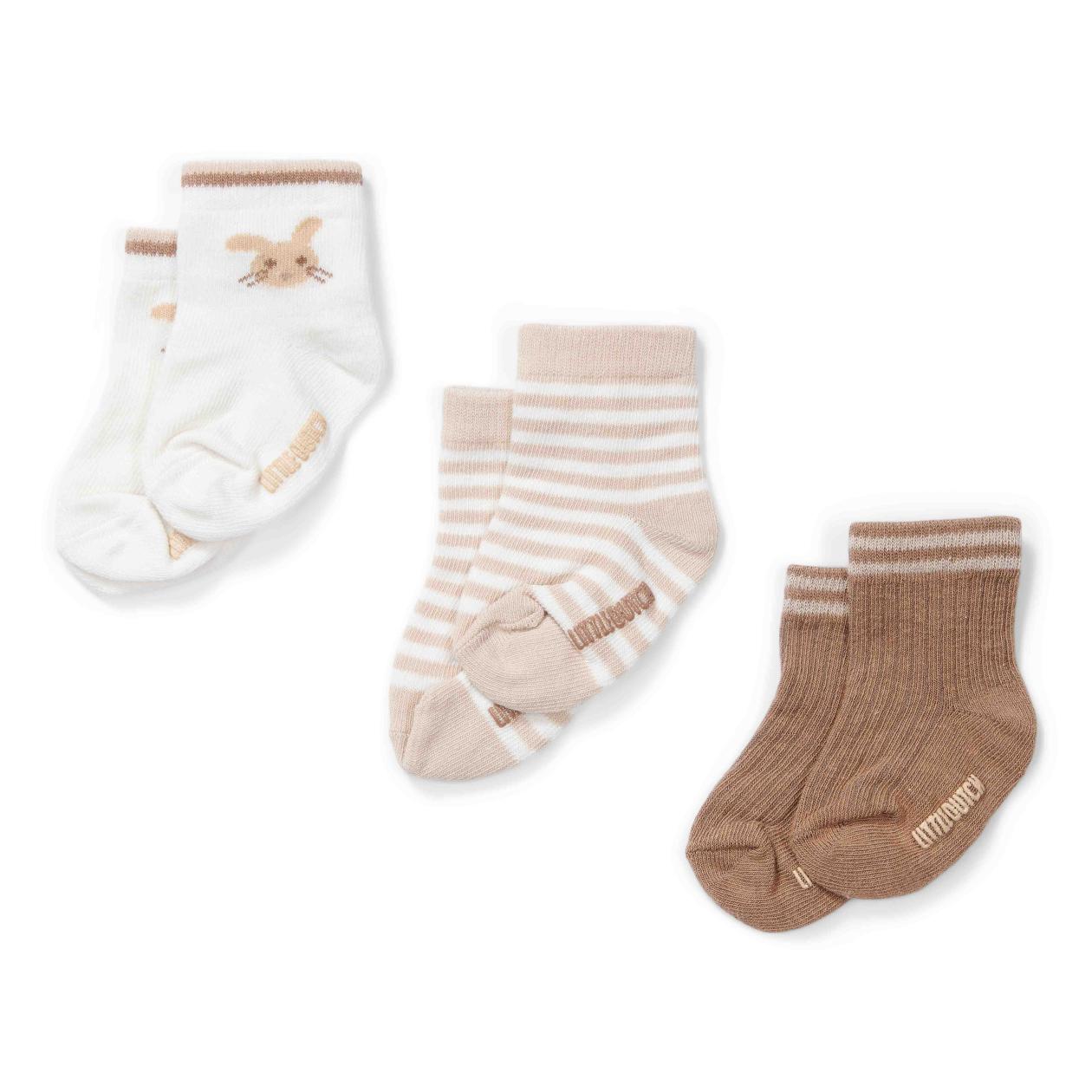 Babysokjes Little Dutch baby bunny 3 stuks