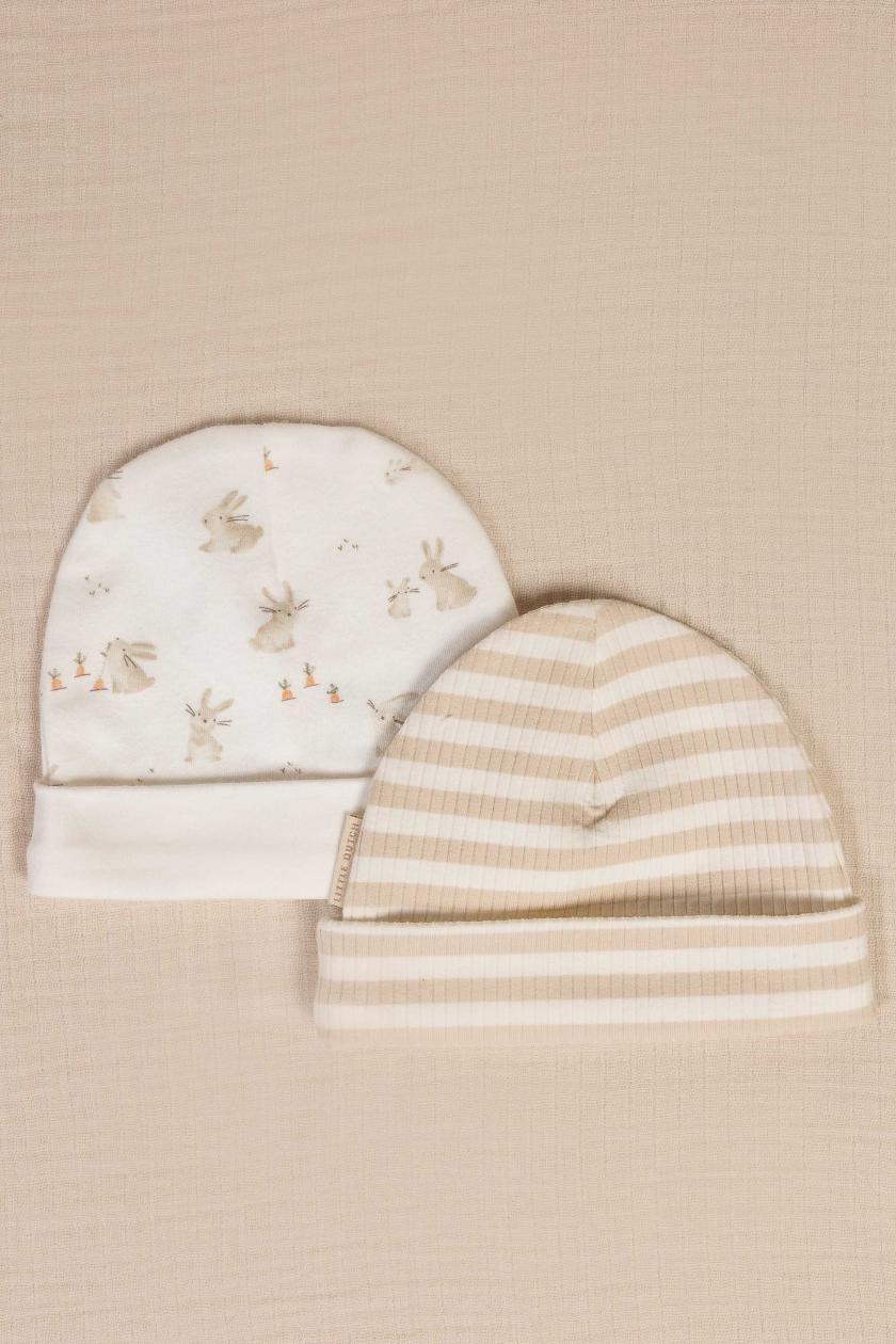 Chapeau bébé Little Dutch baby bunny rayé