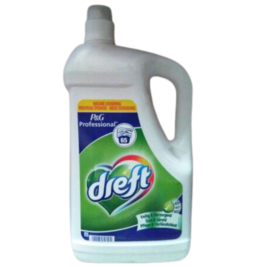 Dreft vloeibaar wasmiddel wit en kleur 4,550 liter OP=OP