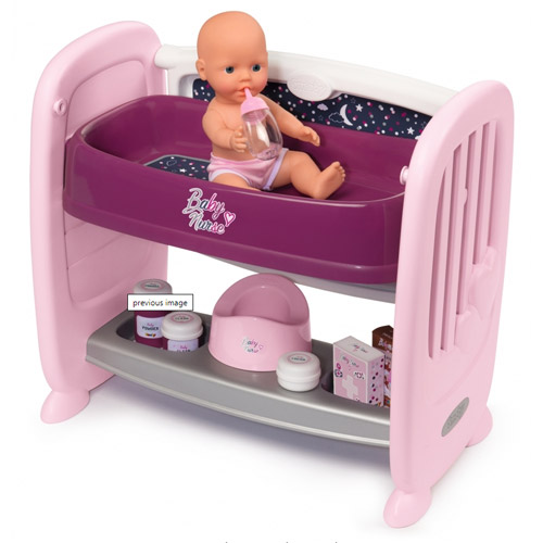 Smoby baby nurse lit poupées - S-D-7600220353 - Stesha