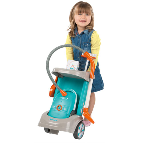 Smoby Chariot d'entretien aspirateur enfant